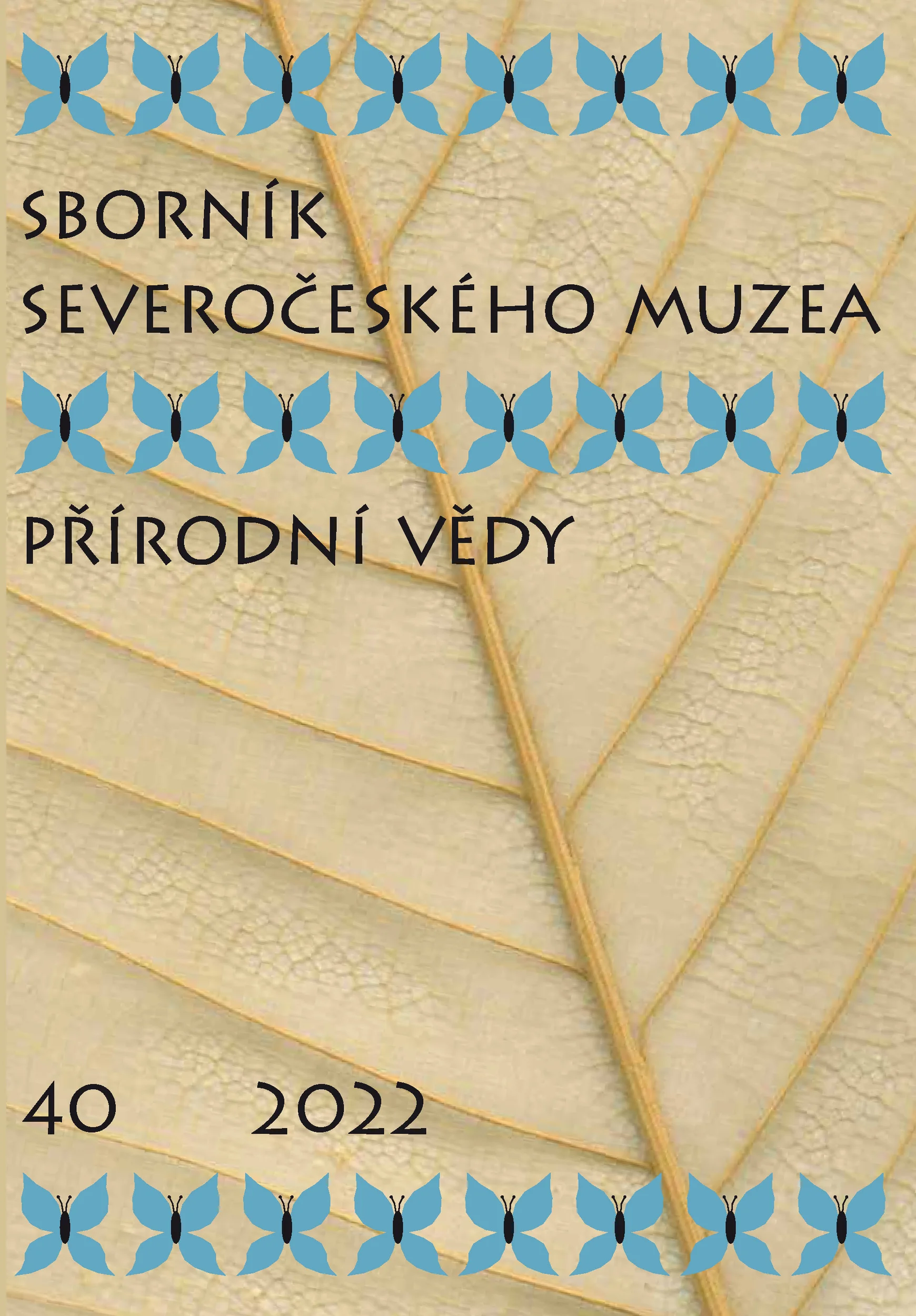 Sborník SM. Přírodní vědy. Historia Naturalis. 40