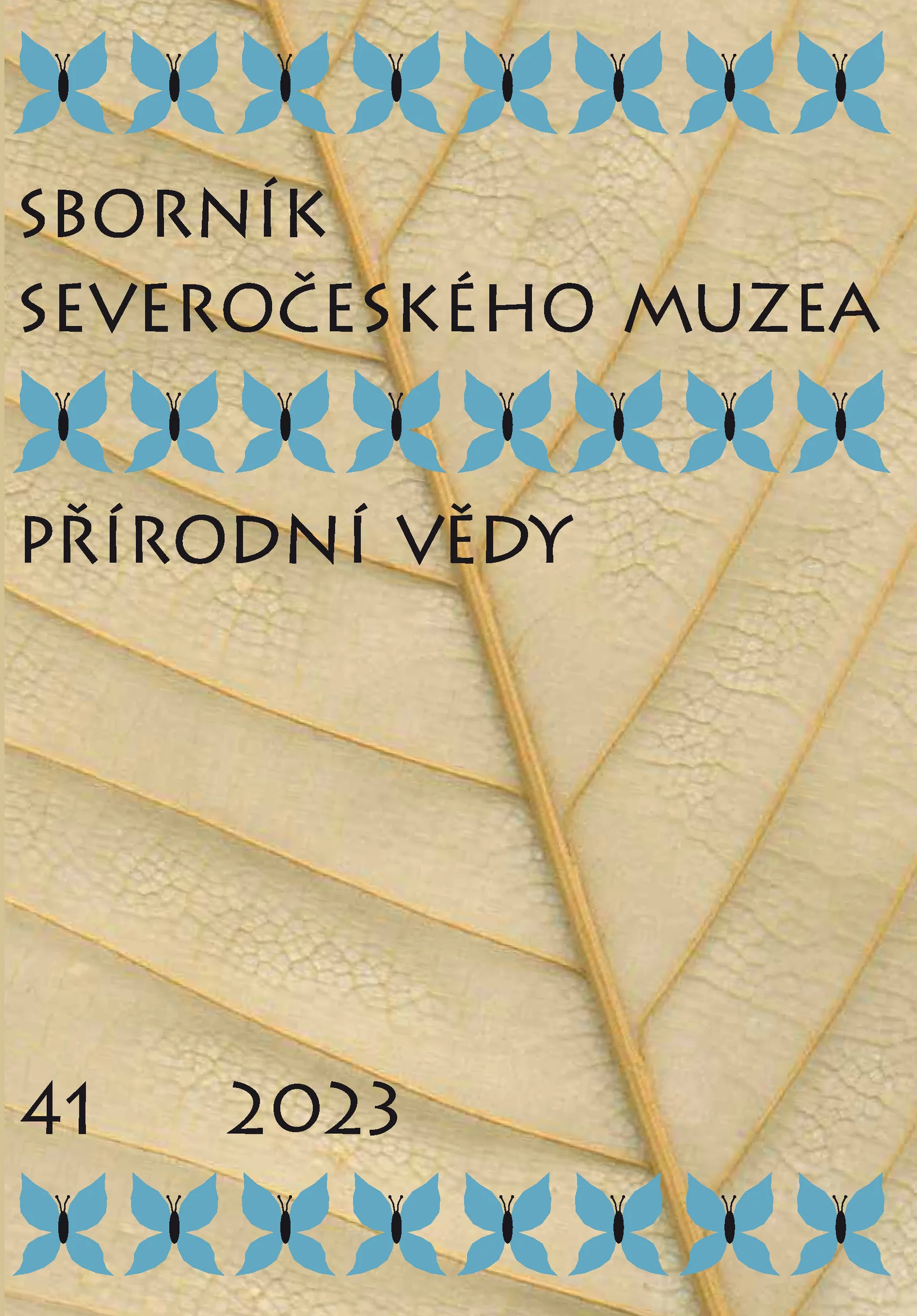 Sborník SM. Přírodní vědy. Historia Naturalis. 41